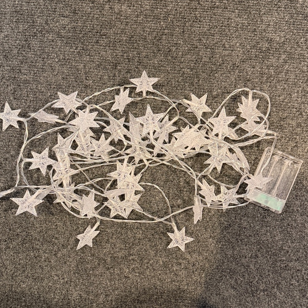 Star String Lights - White
